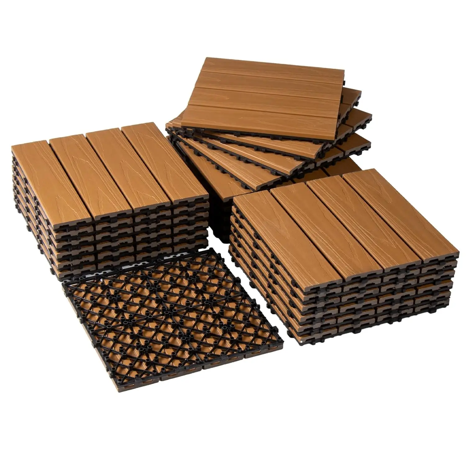 Interlocking Decking Tiles, Floor Tile,Durable, Maintenance,Waterproof,Indoor