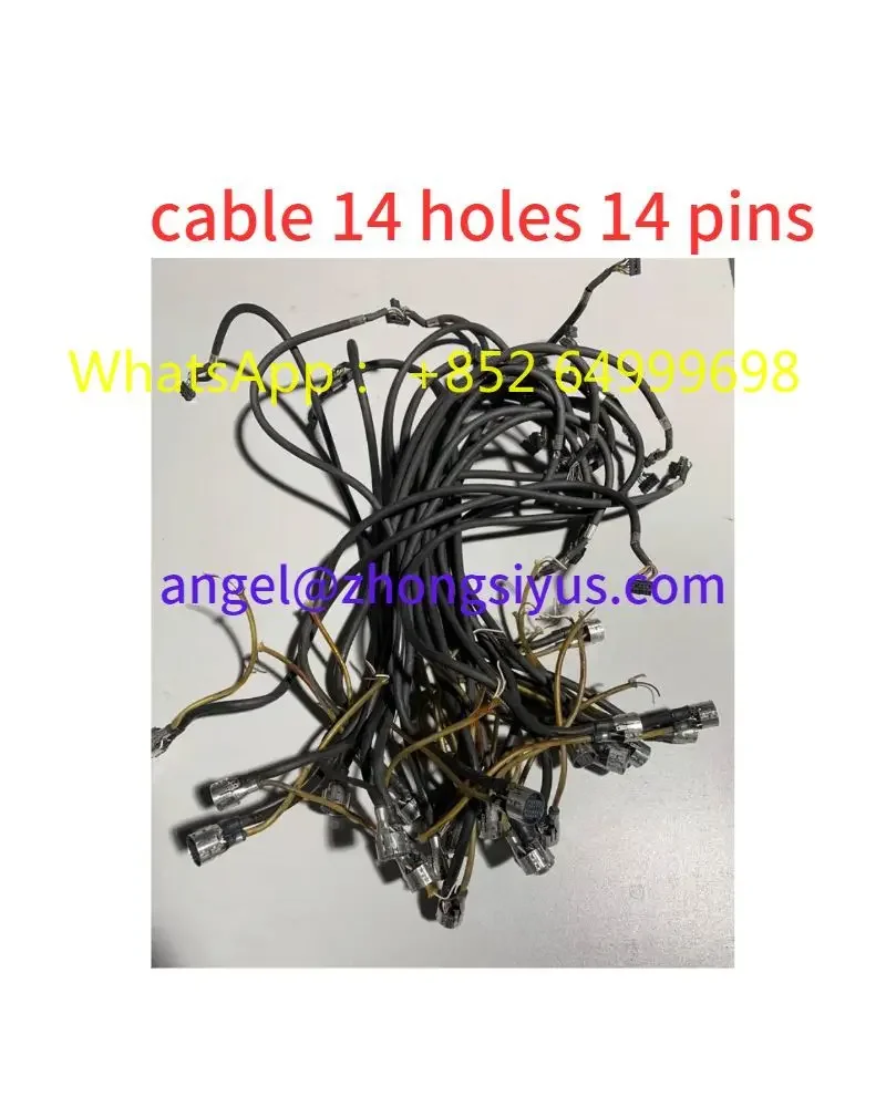 

Motor encoder electronic nameplate signal line Encoder network port data cable 14 holes，14 pins