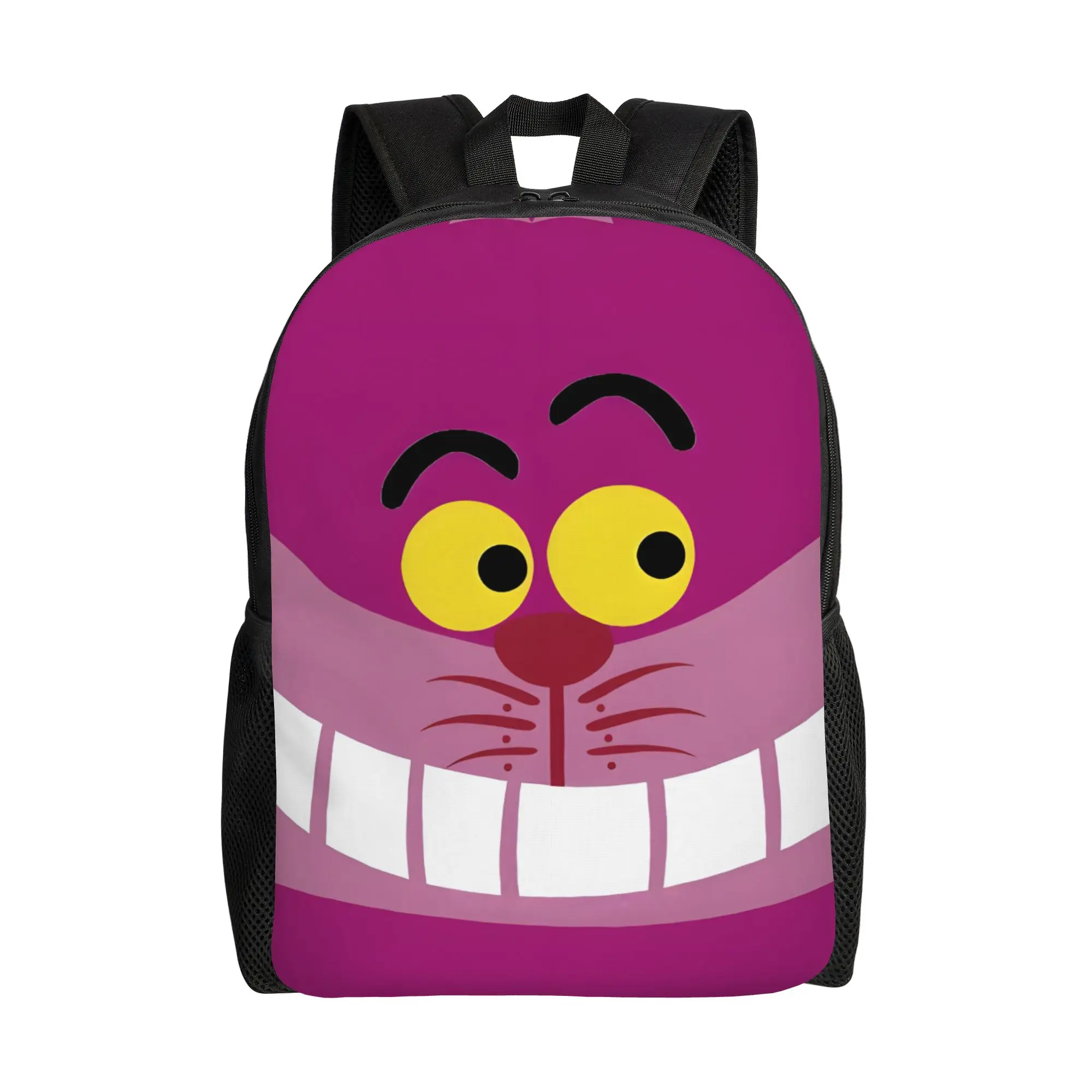 

Рюкзак Disney Smilesmile для школы, прочный, на плечо, с изображением Алисы в Стране чудес и Чеширского кота, новый, к началу учебного года