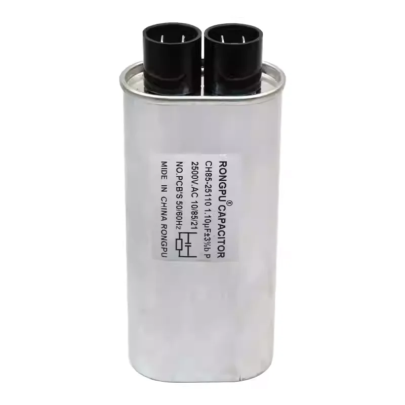 35UF 450V plug-in industrial microwave oven CH85 high-voltage capacitor three plug 3+3 6.3mm CH85 2500VAC 1.10UF