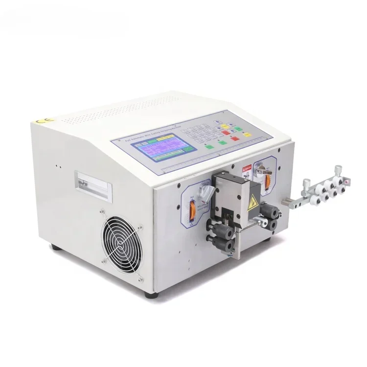 EW-02A Cheapest 0.1-4.5mm2 small cable automatic computer wire cutting stripping cutting machine wire stripper machine