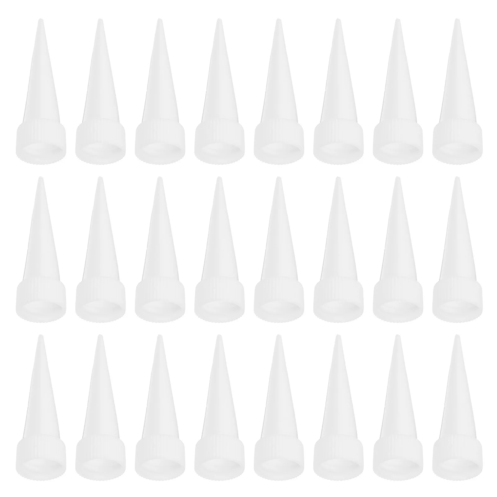 100 قطعة الغراء الدقيق قابلة لإعادة الاستخدام السد فوهة استبدال لختم السد أنبوب نصائح مجموعة أدوات السد نصائح مجموعة #6