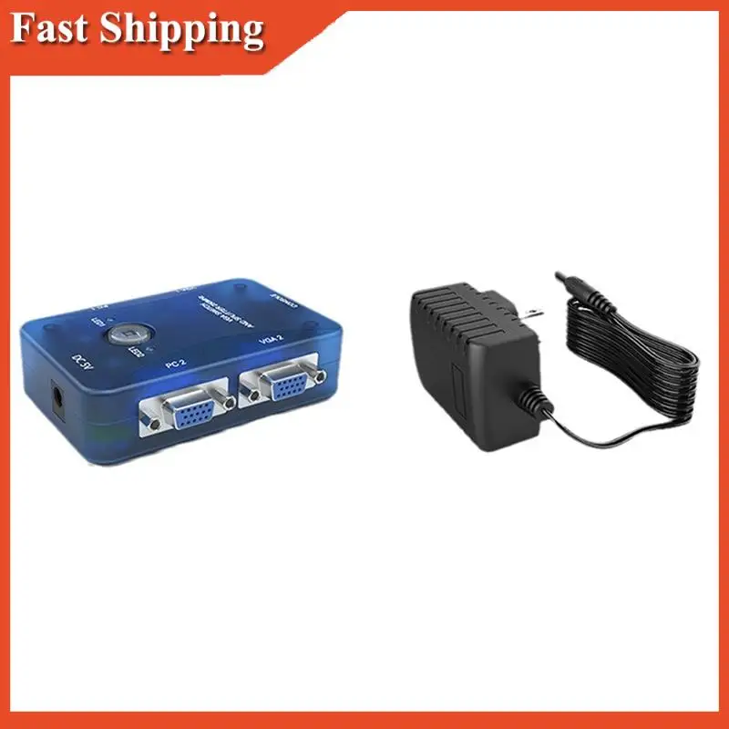 

AB97-VGA Switch 250Mhz 2 Input 2 Output 1920X 1440 High-Definition Quality Wide Applications US Plug