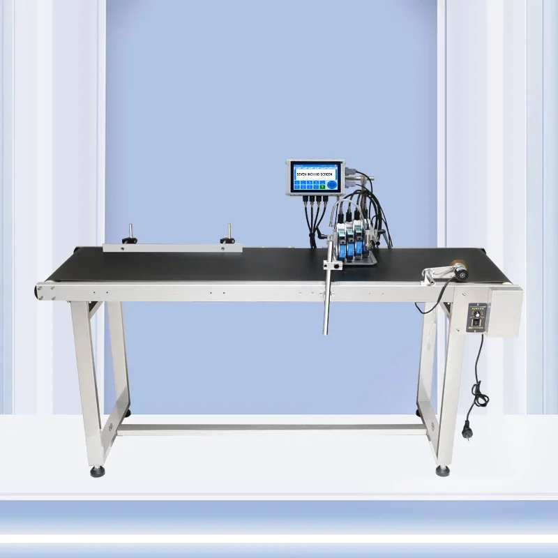 Printer Inkjet Kode Batch Tanggal Online Kecepatan Tinggi TIJ 12.7mm 25.4mm 50mm