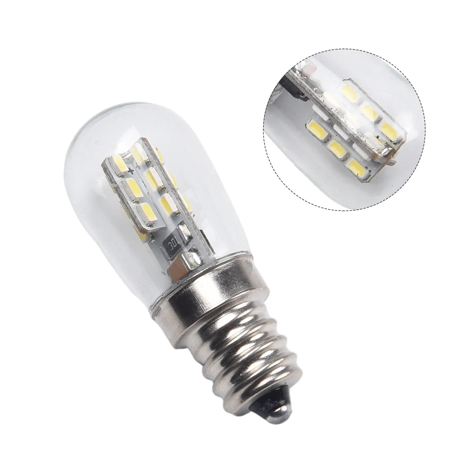 

4.8cm x1.8cm LED refrigerator lamp odorless, moisture-proof range hood bulb E12 small screw 220V bulb lamp microwave oven lamp