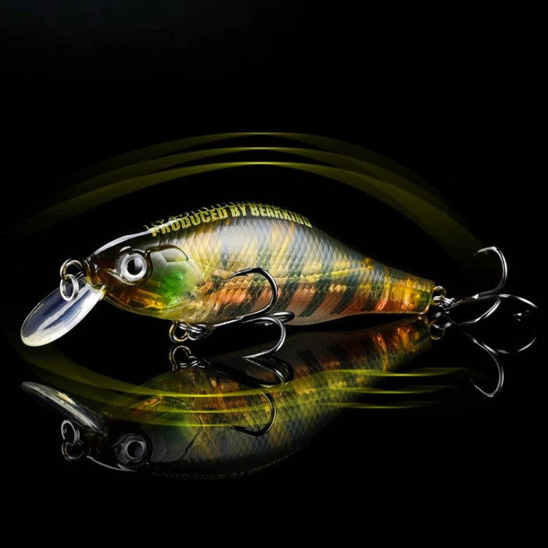 

1PCS New Sinking Minnow Lure 70mm 8.6g 3D Eyes Hard Plastic Trout Lure Wobbler Accessories Fishing Tackle