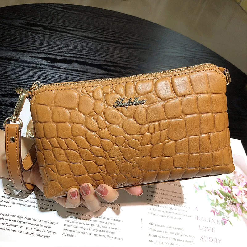 

2024 Alligator Small Shoulder Bag Women Genuine Leather Crossbody Bags Gorgeous Cowhide Evening Clutch Bags For Ladies Purse