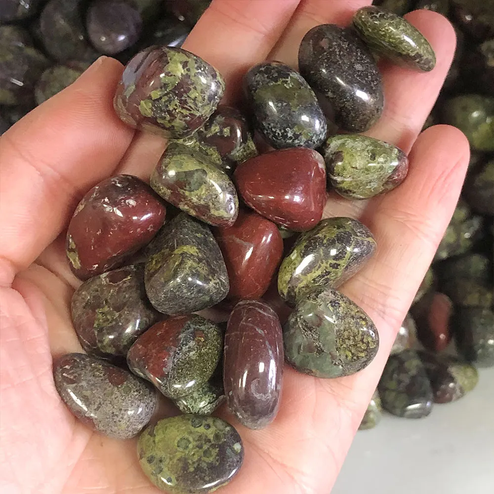 Natural Stone Irregular Dragon Bloodstone Tumbled Stones Quartz Crystal Minerals Crystals Home Decoration Spiritual Meditation