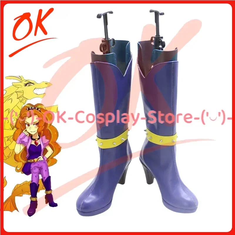 

[Customized] Adagio Dazzle Cosplay Shoes Anime Roleplay Props OK-Cosplay Halloween Carnival Party PU Leather Boots