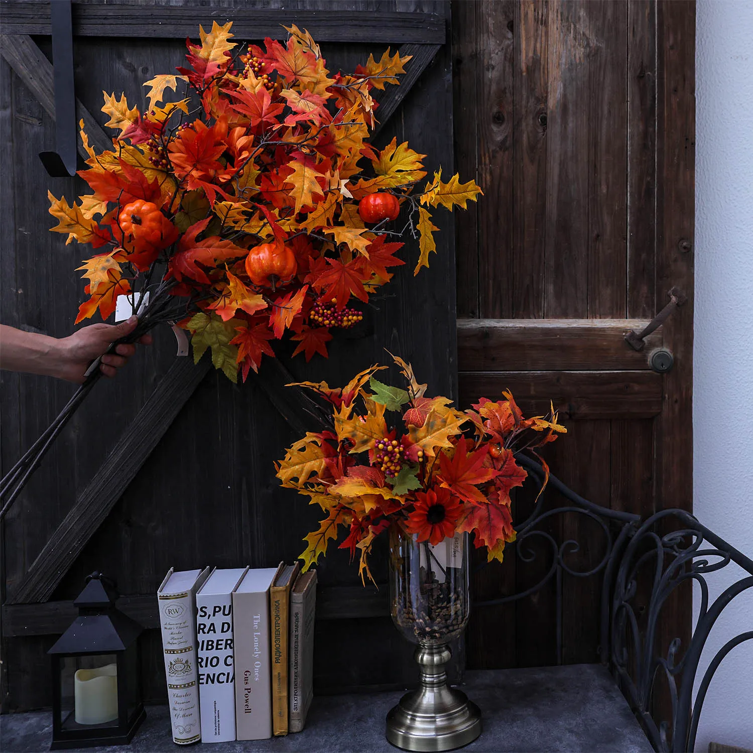 

Фестиваль урожая, вырезки, украшения из ротанга, украшение для рабочего стола, барная стойка, украшения из тыквенного кленового листа