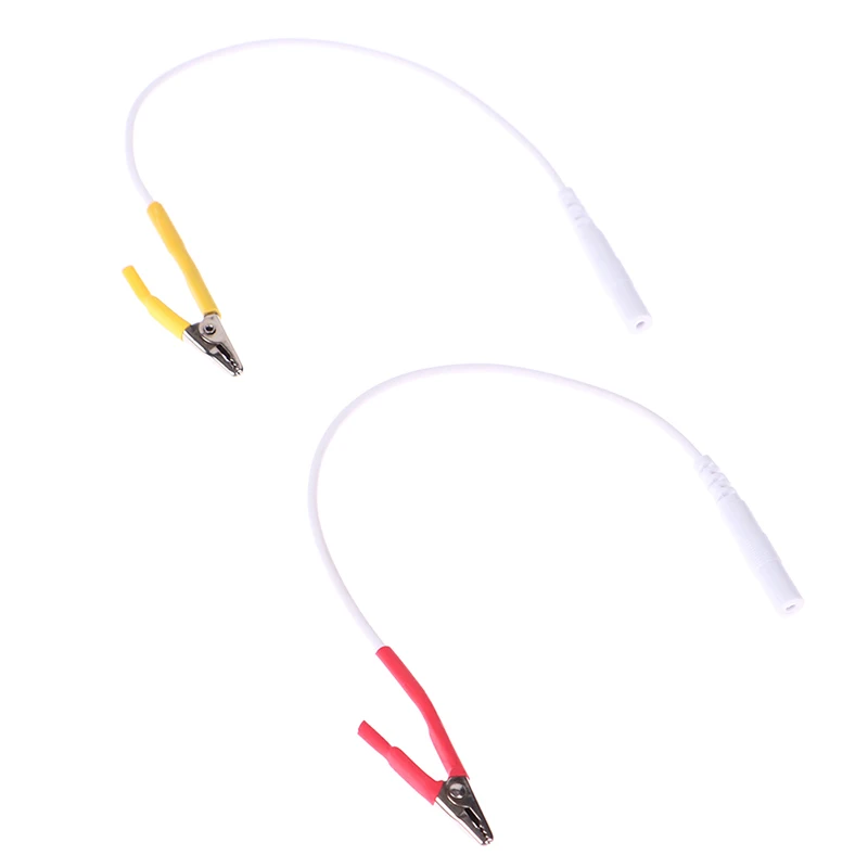 1 Stuks 19.5Cm Tientallen/Ems Lijn Alligator Clip Kabel Draad Elektrode Voor SDZ-II Elektronische Acupunctuur 2Mm Pin Type Kabel