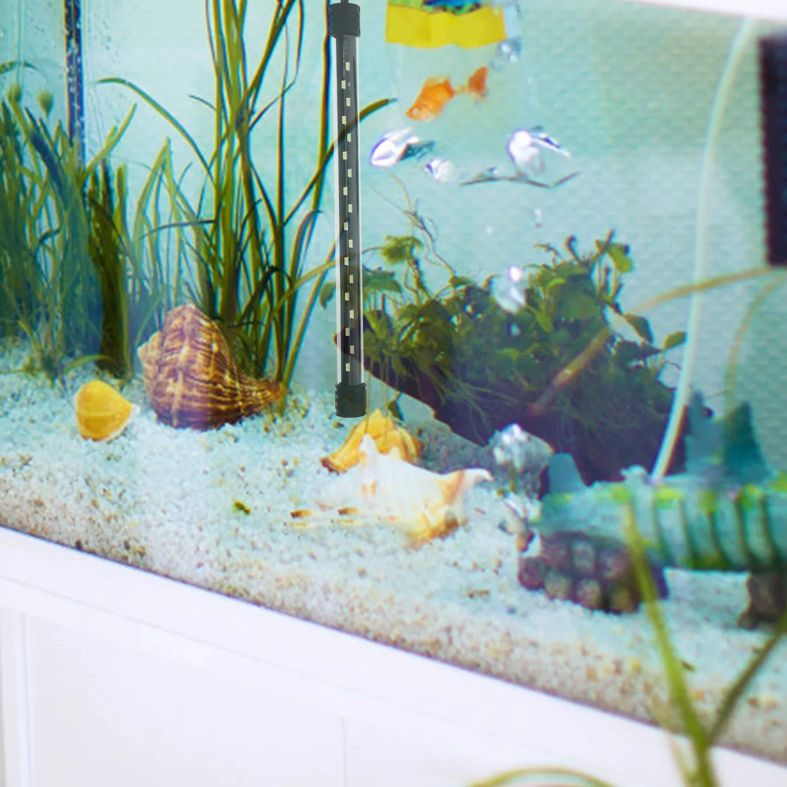 

Aquarium Lighting Fish Tank Light Brighter More Vibrant Lively Aquatic Environment for Saltwater Freshwater Eu Plug