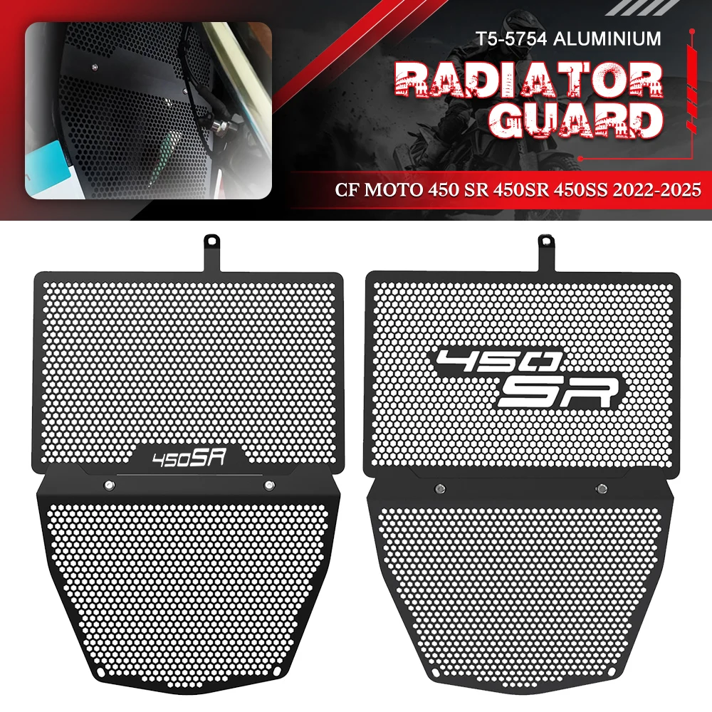 

Motorcycle High Quality Radiator Grille Guard Tank Cooler Cover FOR CFMOTO 450SR 450 SR 450SS 450 SS 450NK 450 NK 2022-2023-2024