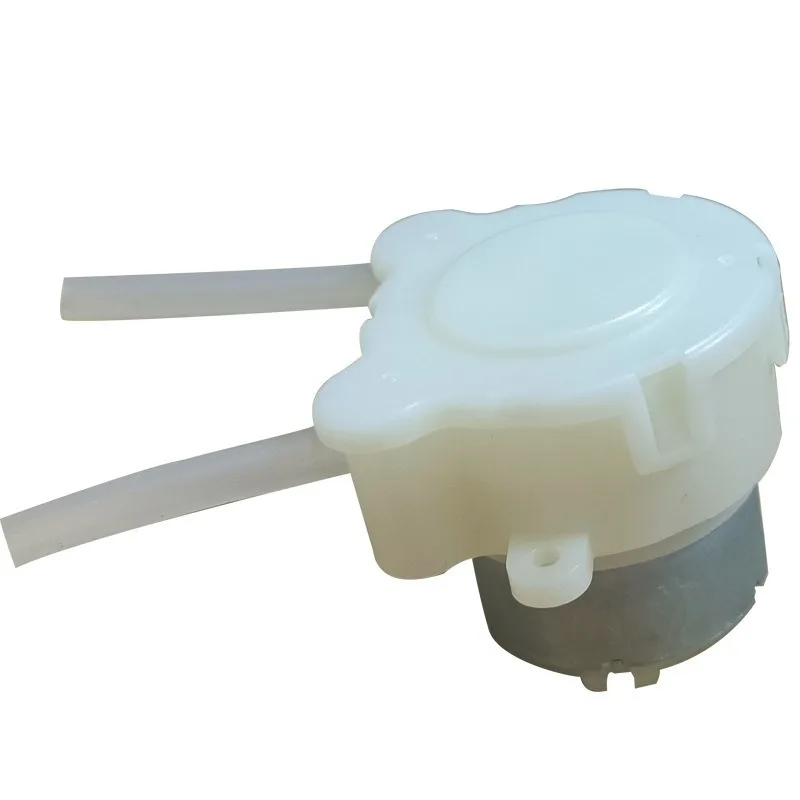 Micro Peristaltic Pump DC  6V Small 500 Geared Motor Mute Dosing Pump for Squeeze Liquid Water for Lab Ink Sampling Pump