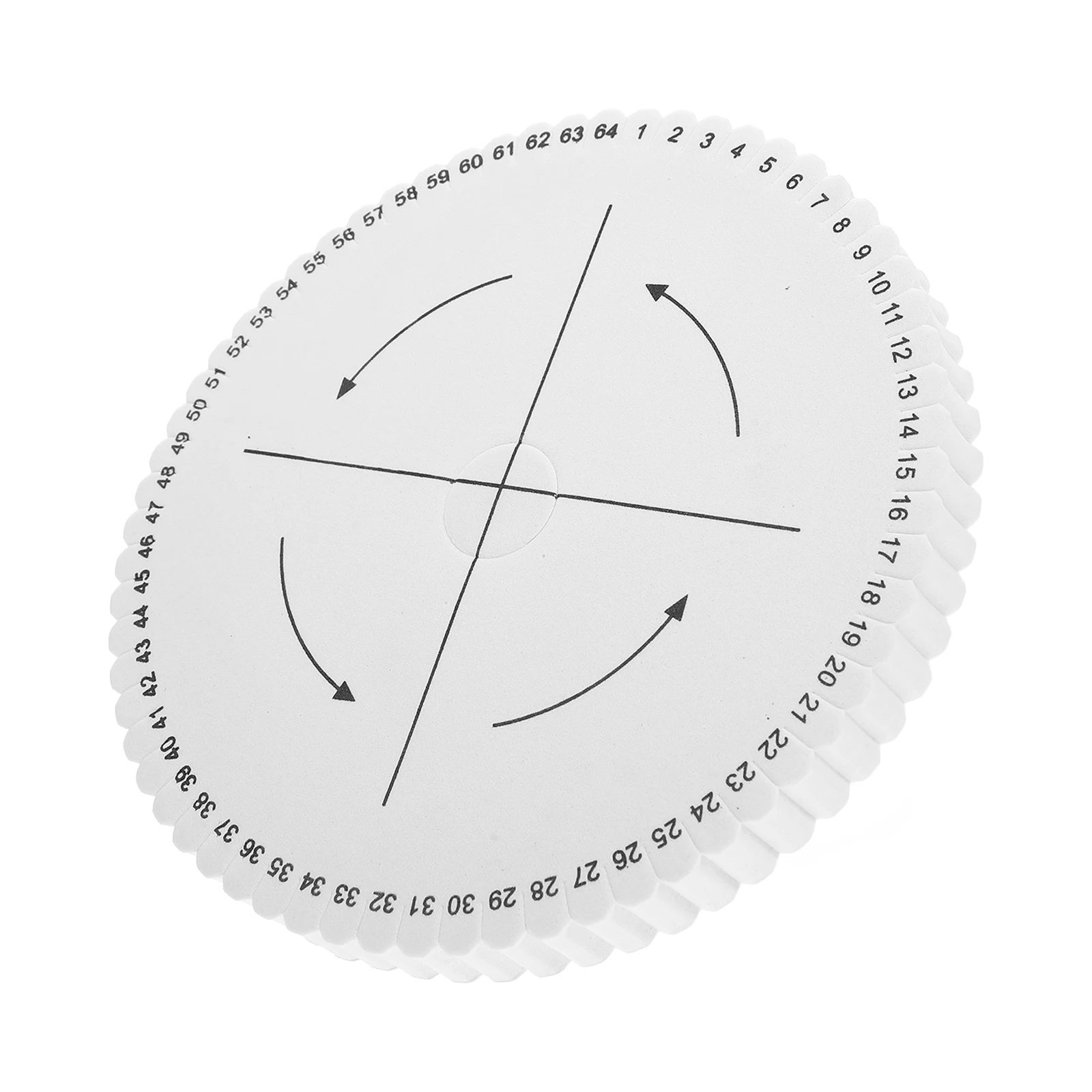 

64 Slot Kumihimo Braiding Disk Durable Thick Plate 24+ Threads Versatile Bracelet Weaving Tool Multi Material Compatible Round