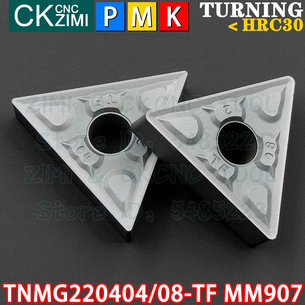 Imagem -06 - Pastilhas de Metal Duro Ferramentas de Pastilhas de Torneamento Internas Externas Ferramentas de Corte de Torno de Metal Cnc Tnmg 2204 Tnmg2204 Ferramentas de Carpintaria Tnmg220404-tf Mm907 Tnmg220408-tf Mm907 Tnmg431