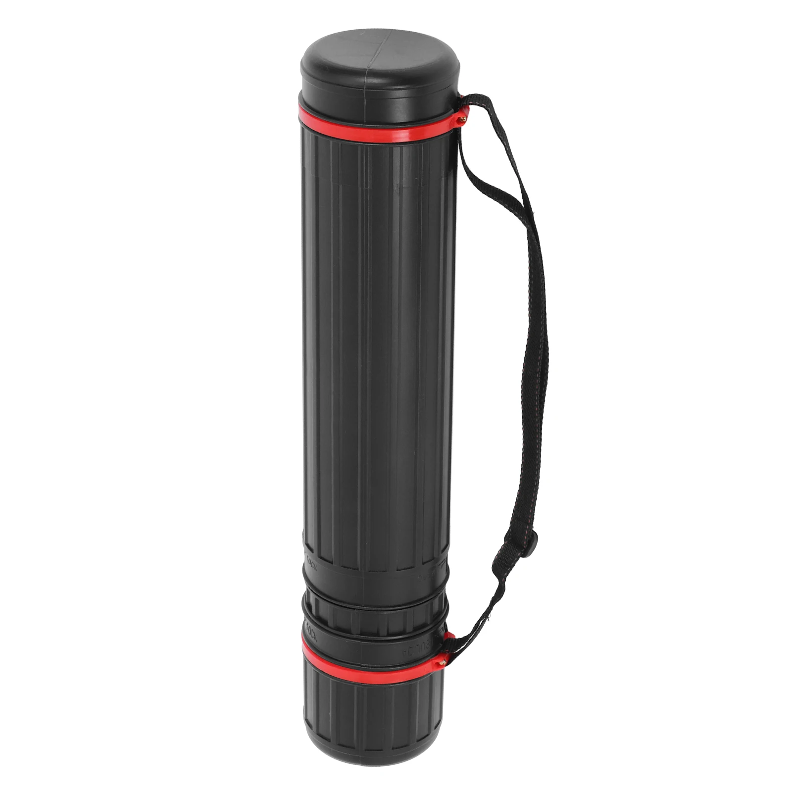 أنبوب ملصق بلاستيكي تلسكوبي قابل للتمديد، حافظة واقية بطول قابل للتعديل لمخططات الأعمال الفنية والرسومات والنقل البريدية