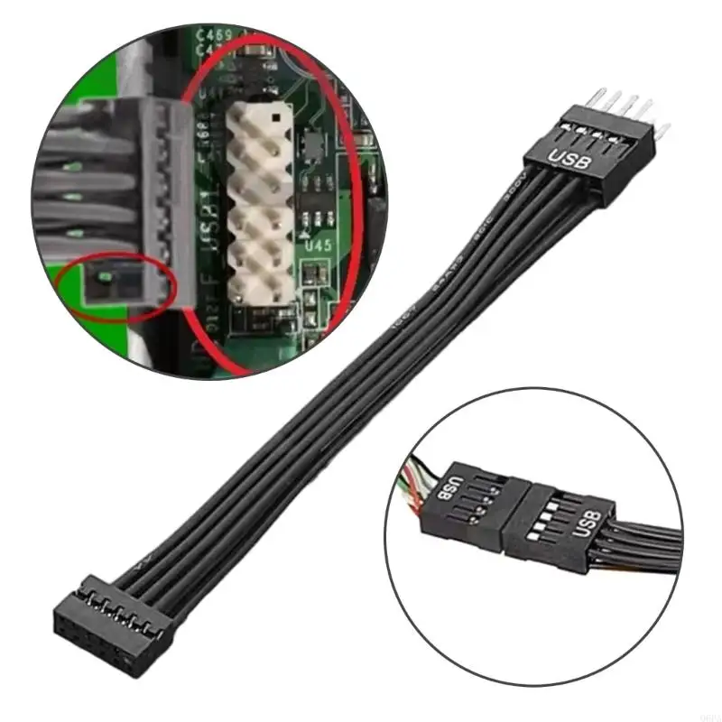 

Мини-USB-переключатель Кабель USB 9-контактный разъем «папа» на 11-контактный разъем «мама» для материнской платы к разъему адаптера корпуса