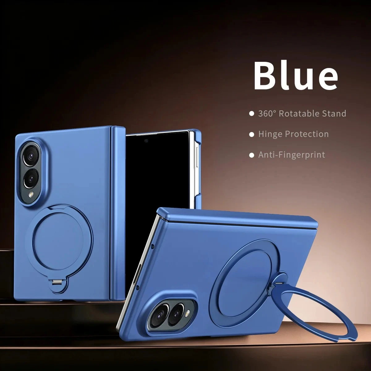 360 Rotating Magnetic Kickstand Hinge Protector Phone Case for Samsung  Galaxy Z Fold 8 Ultra 7 6 5 4 Fold8 for Magsafe Cover