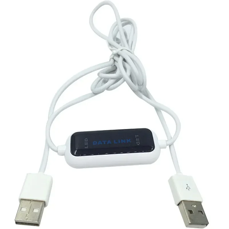 USB 2.0 High Speed PC To PC Online Share Sync Link Net Direct Data File Transfer Bridge LED Cable Easy Copy Between 2 komputerów