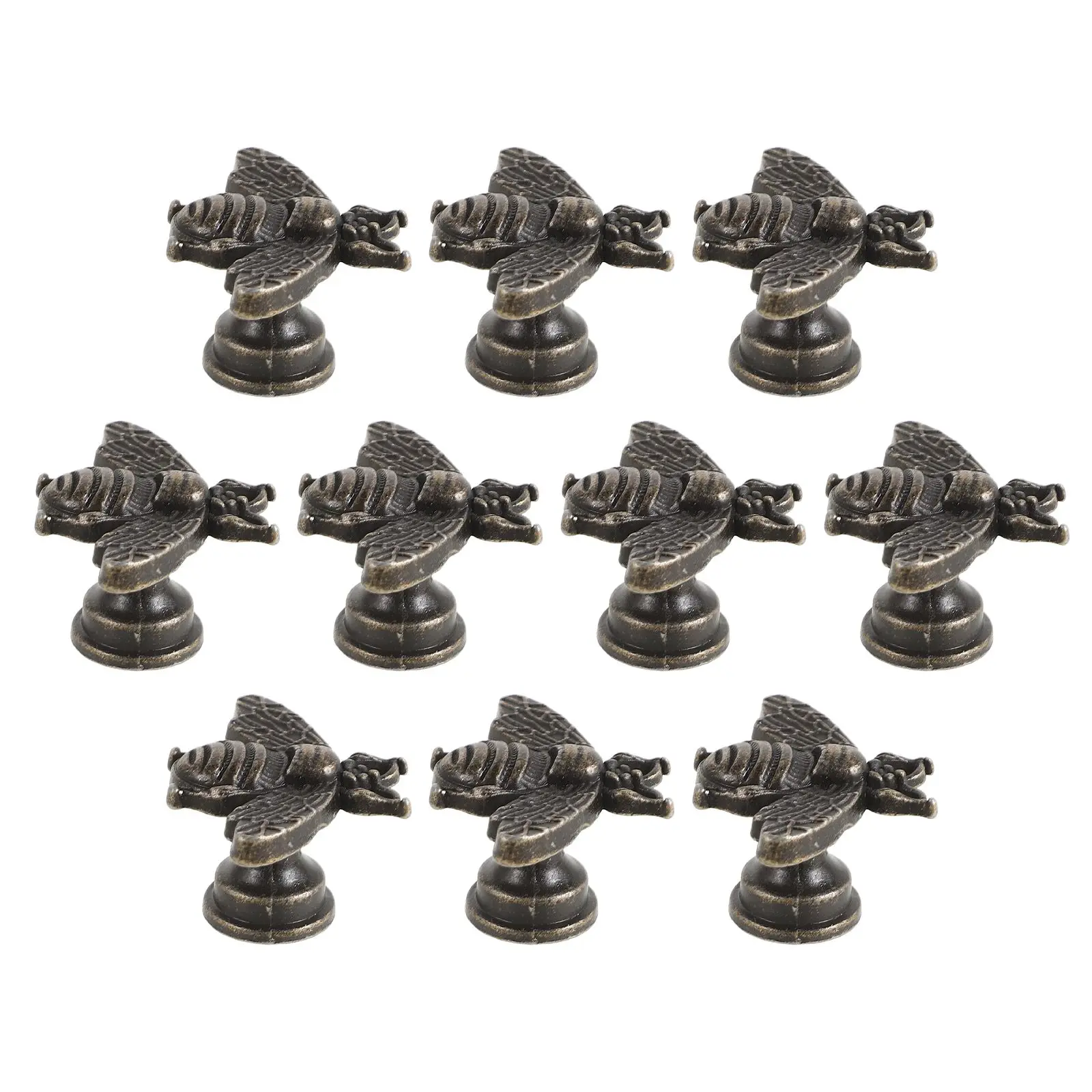 

10 Pcs Vintage Dresser Pulls Retro Decorative Cabinet Knobs Cabinet Knobs Wardrobe Handles 295 Bronze Hardware