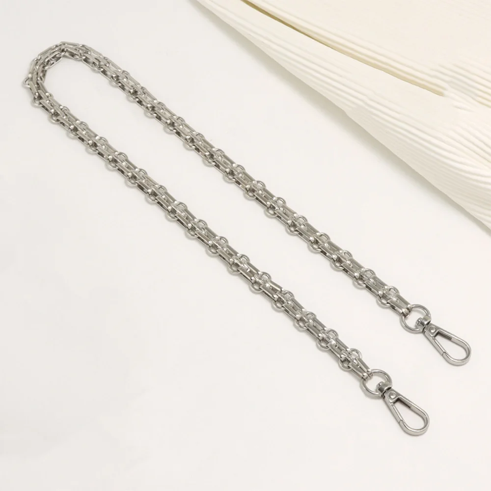 40-120cm Handbag Metal Chains DIY Purse Chain With Buckles Shoulder Bags Straps Handbag Handles Bag Parts Gold/Silver/Gun black
