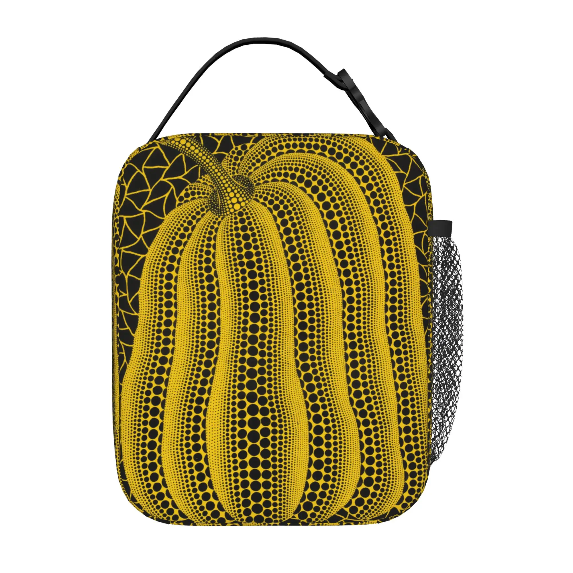 Y-Yayoi Kusama Thermal Insulated Lunch Bag for Work  Reusable Bento Box Cooler Thermal Lunch Boxes