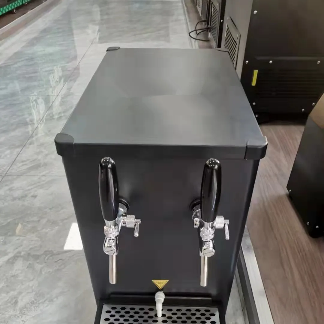 Table Top Small Draft Beer Dispenser with 2 Flow Control Beer Tap