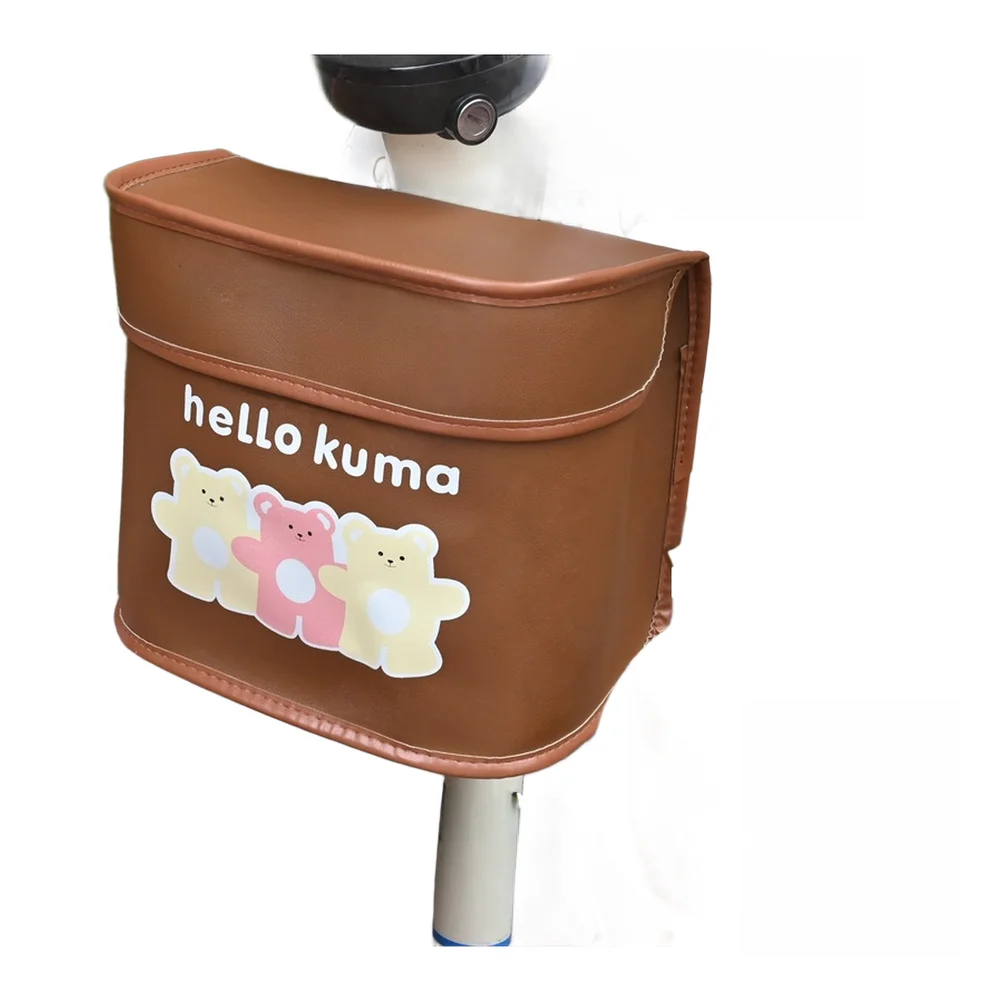 Polyester Hanging Storage Bag for E-Bike with Waterproof and Distinctive Cartoon Appearance for Urban Mobility