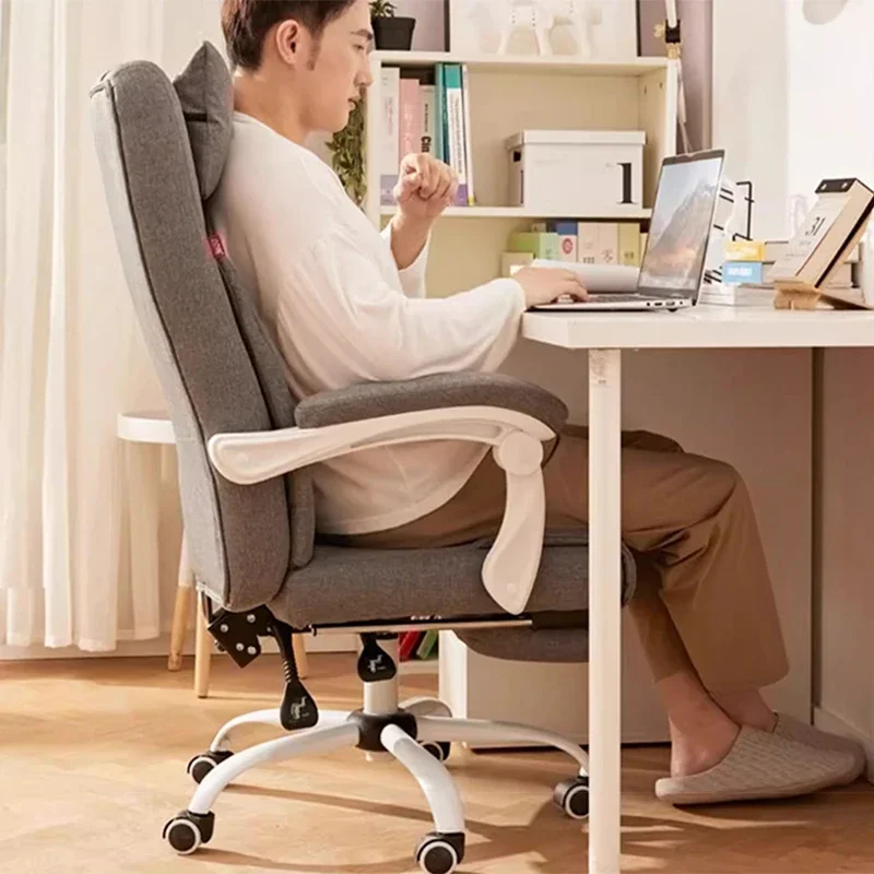 Nordic Recliner Officeเก้าอี้Home Studyคอมพิวเตอร์โซฟาเก้าอี้Boss Ergonomic Comfortบ้านเฟอร์นิเจอร์Sillas De Oficina FYOC