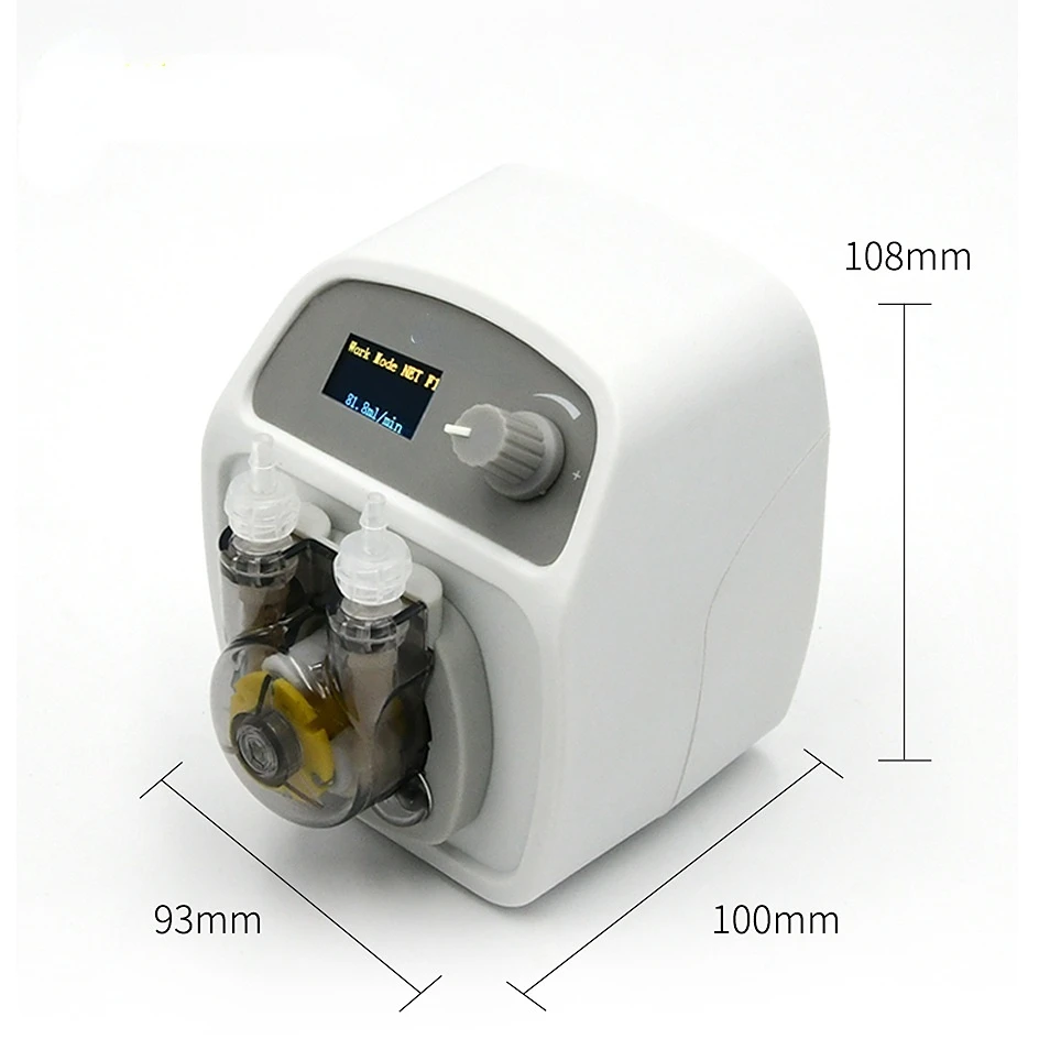 KXP100 100ml/min adjustable low flow rate 24V WiFi Remote Control Mini Lab peristaltic dosing pump