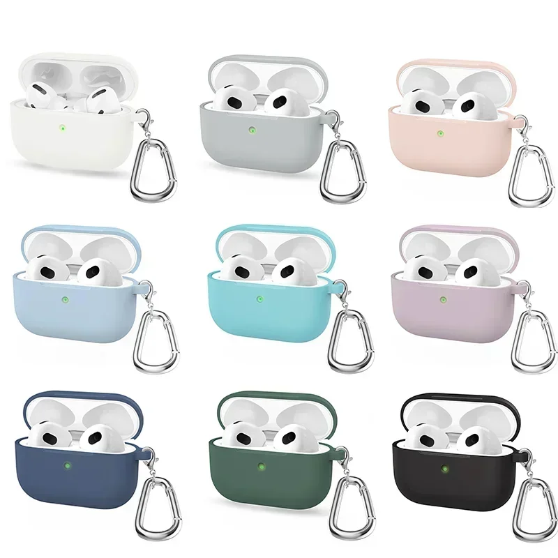 for AirPods 4 Case Cover Soft Silicone Protective Case for Apple AirPods 4th Generation Case AirPod 4 Case Accessories Keychain