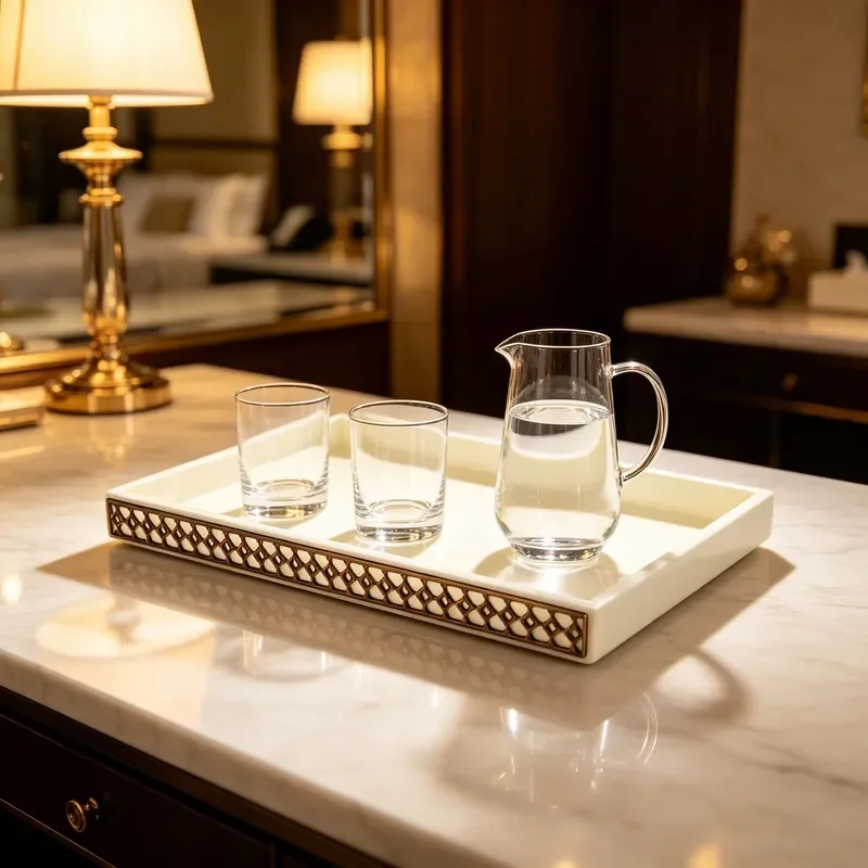 Modern Resin Bathroom Accessories Set Hand Sanitizer Dispenser Cotton Swab Holder Towel Tray Tissue Rack Home Decor Organizer
