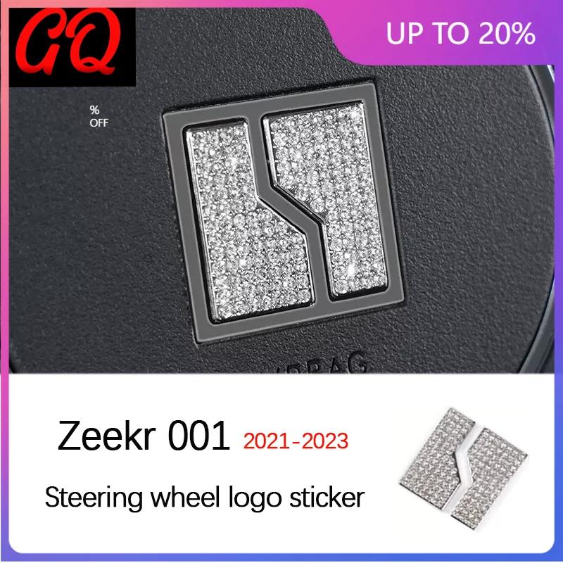 

for Zeekr 001 Alcantara Steering Wheel Trim Sticker Interior Trim Car Styling Interior Modification Accessories