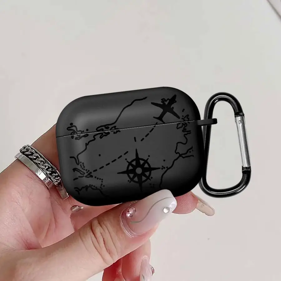 Earphone Cases Cover Case For Airpods Pro 2 1 Pro3 Pro2 3 4 World Travel Airplane view 3