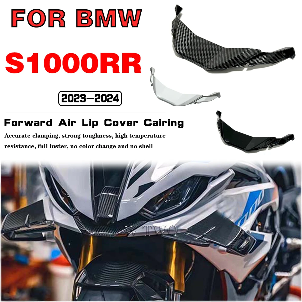 

For BMW S1000RR 2023 2024 Motorcycle Accessories Beak Nose Extension Cover Spoiler Front Winglets Fairing Aerodynamic Wing