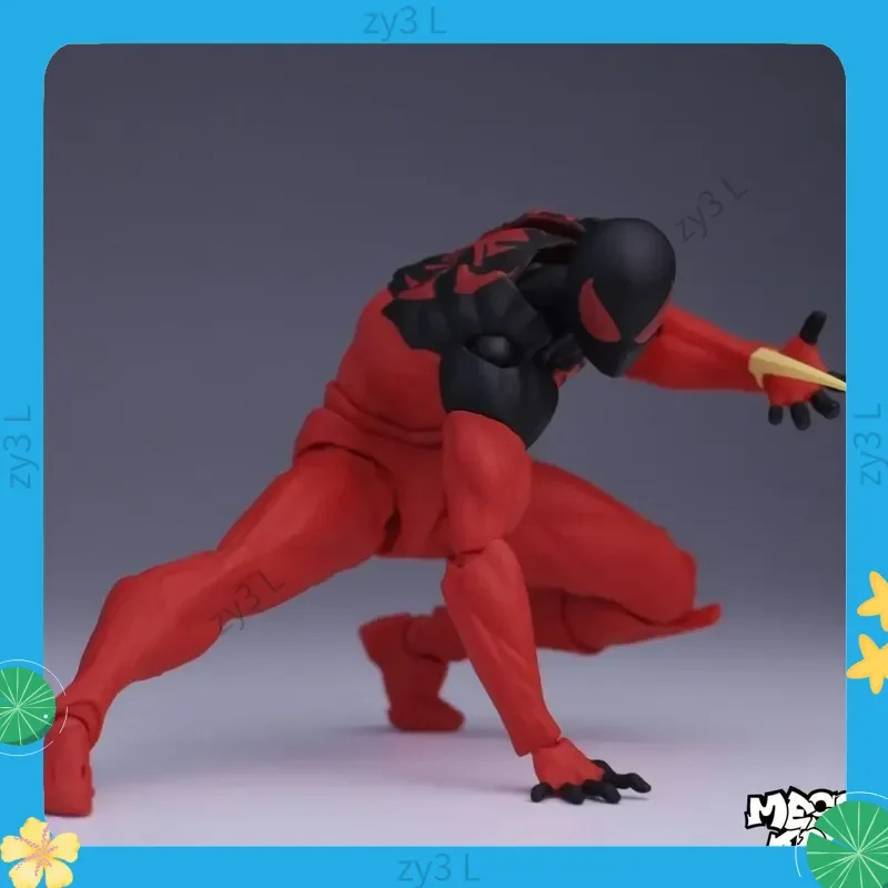 

Black Neighbor Spider-Man Action Figure Collectible Model Art Toys Jointed Moveable Synthetics And Pvc Black Venom Suit Gifts