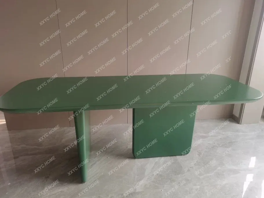 High-end atmosphere solid wood desk, conference long table, simple modern negotiation table