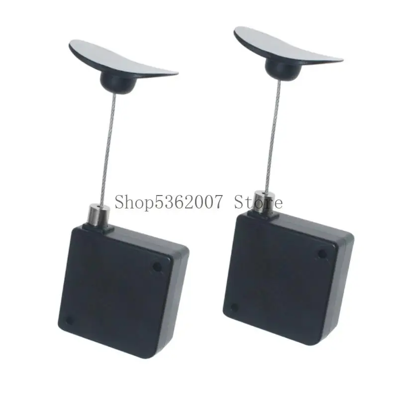 حزمة من 4 أغطية التحكم عن بُعد قابلة للسحب مع مقاود قابلة للتعديل للتلفزيون وأقراص DVD تمنع الخسارة 40JB