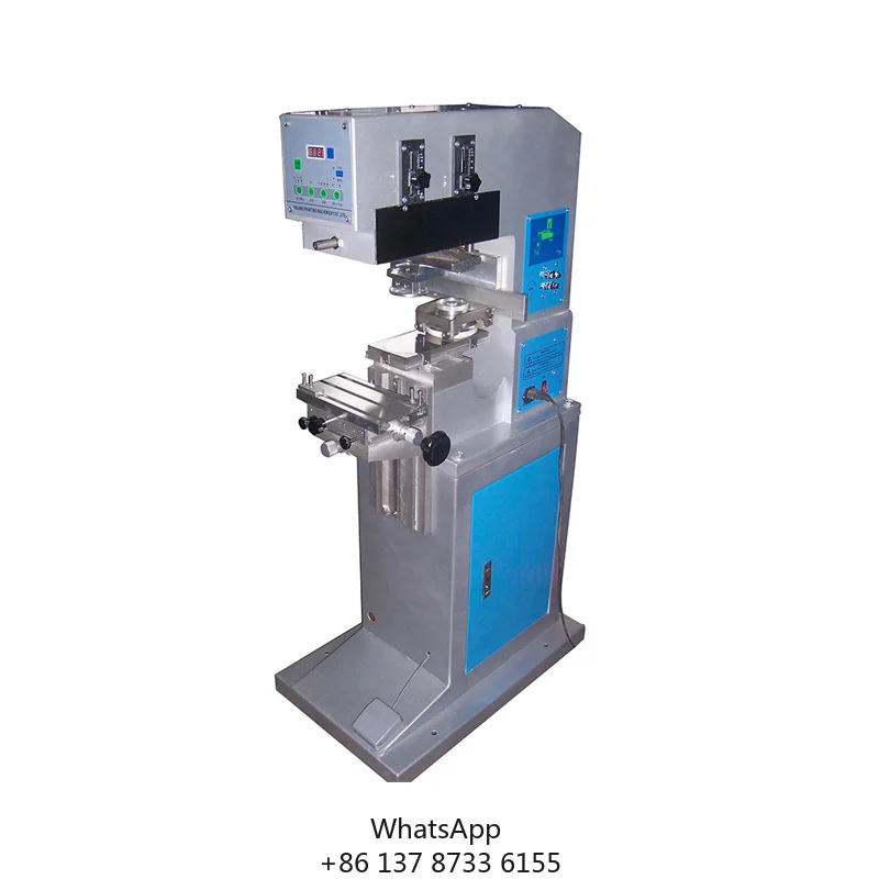 Pneumatic Semi-Automatic Pad Printer With Sealed Ink Cup For Paper And Tube Use 220V