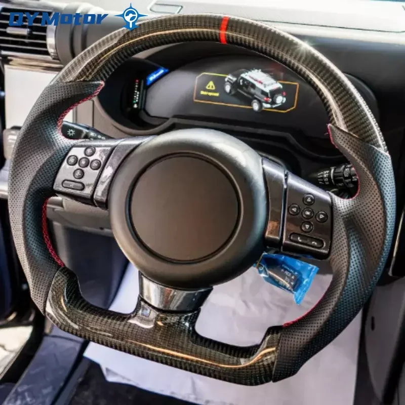 Real Carbon Fiber Steering Wheel Fit For Toyota FJ Cruiser 2020 2019 2018 2017 2016 2013 2011 2010 2009 2007 2006 2005 2004