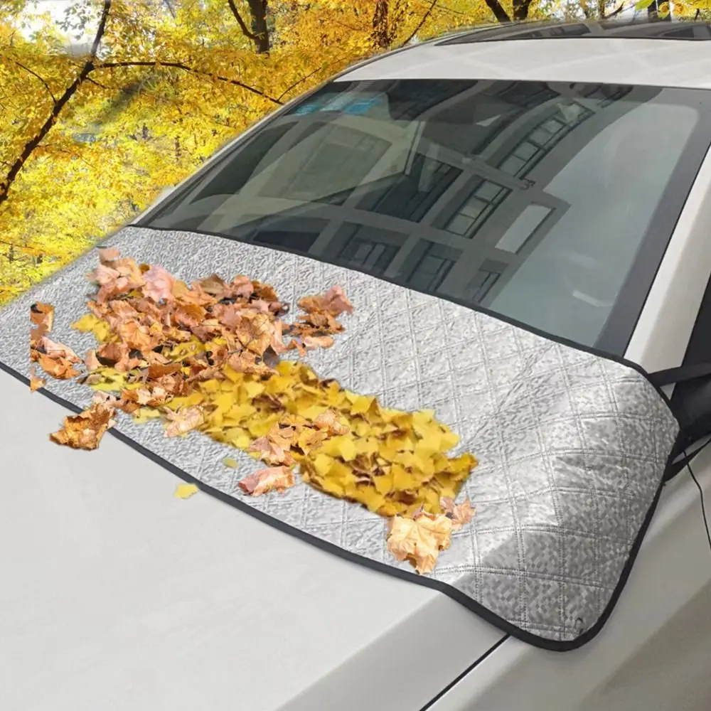 Parasol para parabrisas de coche de 170x45cm, parasol reflectante plegable para ventana delantera de coche, cubierta para visera de coche Anti-UV portátil