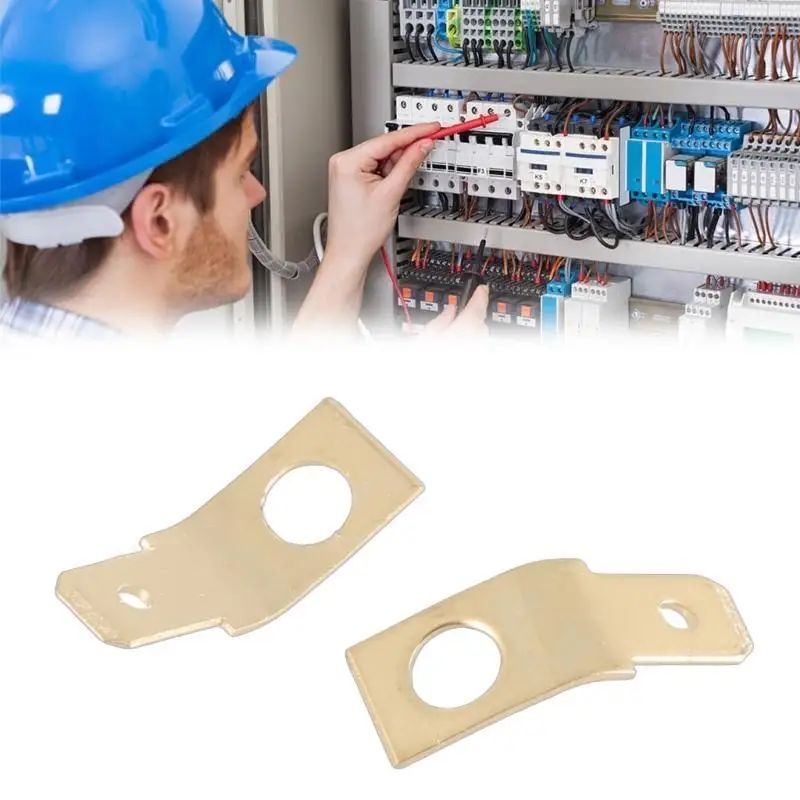 652F المهنية 100 قطعة النحاس قطع الاتصال السريع 1/4 بوصة الذكور البستوني موصل غير معزول موصل مجموعة للاستخدام الكهربائي #1