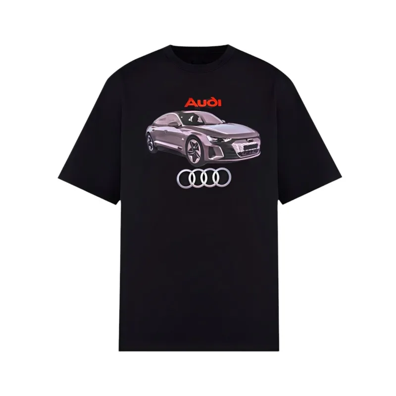 

Футболка Audi Streetwear, стильная футболка суперкар для водителей, идеальный подарок для автоспорта, энтузиастов Audi