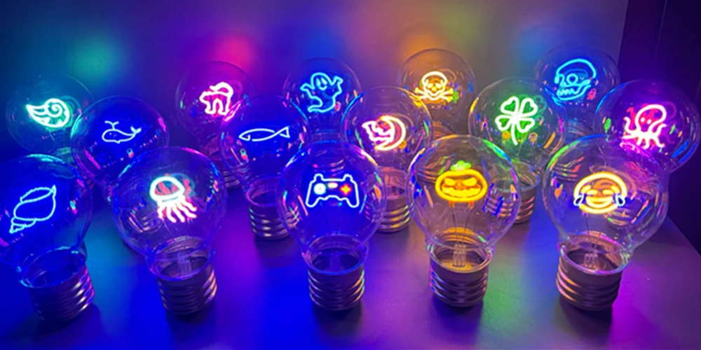 

LED A70 5V USB Rechargeable Light Bulb Beautiful RGBW Love Dimming Couple Gift Creative Decorative Color Lamp Bedroom