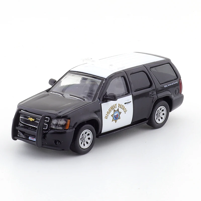 596 1:64 Ford Chevrolet Police Car - NYPD LAPD Saturn Infiniti Mercedes-Benz Wagner River Saab Shuttle Bus Model image 5