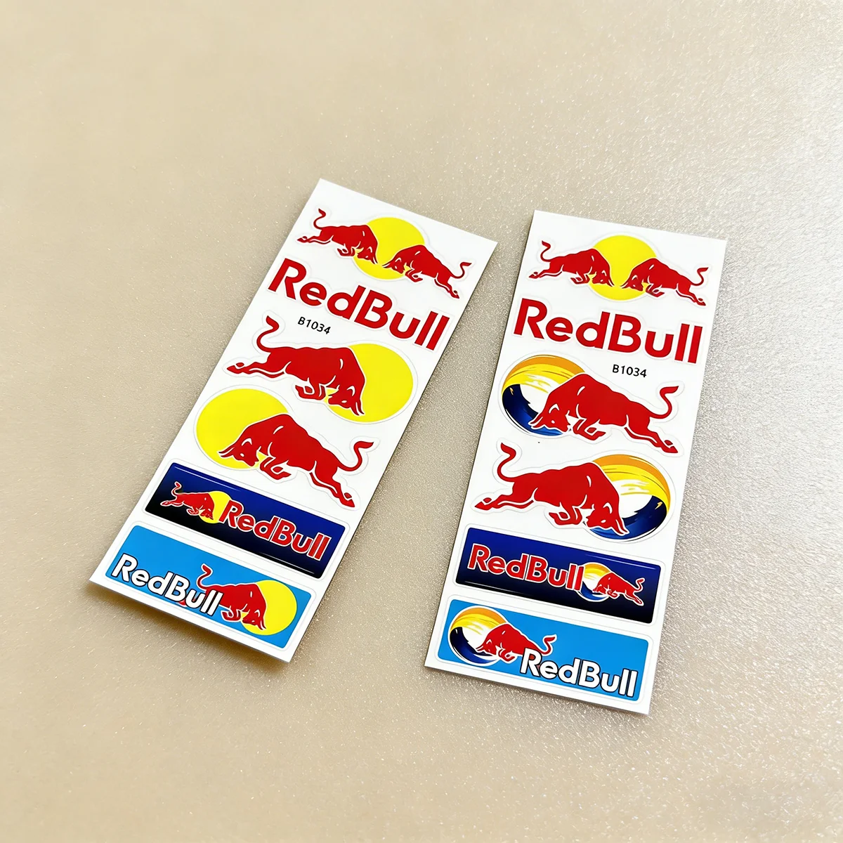 

2PCS Waterproof Red Bull Reflective Sticker Car Window Motorcycle Tank Bike Helmet Decal
