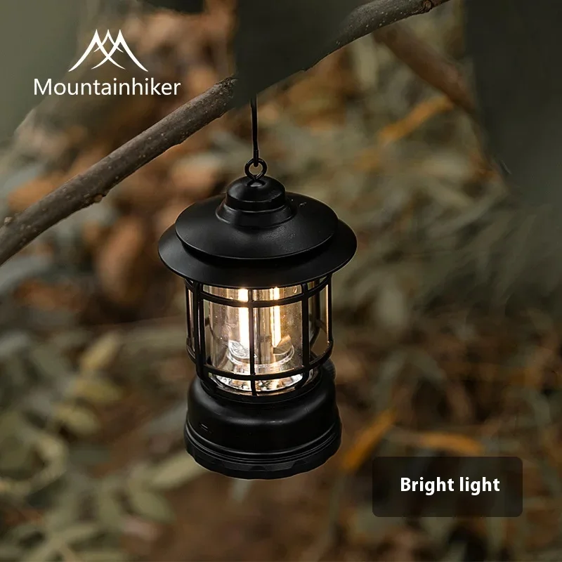 

Mountainhiker Outdoor Camping Lighting Qiming Hanging Lights Marquee Lights Battery Charging Options Camping Lights