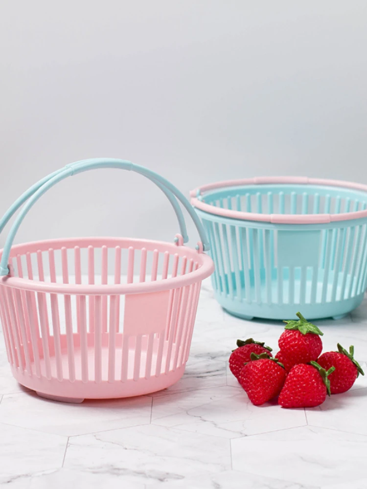 mini  round basket with handle