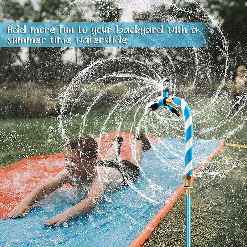 Children's Trampoline Sprinkler-Fun Summer Outdoor Water Park Suitable For Boys Girls Adults To Play In The Courtyard-A78G
